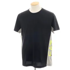 【中古】【未使用】エンポリオ アルマーニ EMPORIO ARMANI コットン クルーネック 半袖Ｔシャツ ブラック【サイズS】【メンズ】