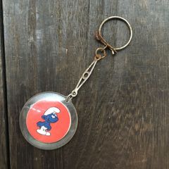 雑貨 フレンチキーホルダー　CHO CO BIS Schtroumpf
