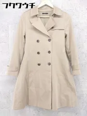 ■ ◎ URBAN RESEARCH ROSSO アーバンリサーチ ウエストリボン付 長袖 トレンチ コート サイズS ベージュ レディース  【1002802321221】