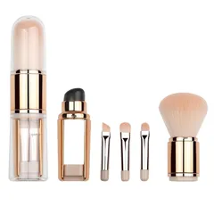 【特価セール】PAVIKE メイクブラシセット 5本セット パウダーブラシ シェーディングブラシ アイメイクブラシ ブラシセット リップブラシ 化粧ブラシ 持ち運び 携帯用 収納ケース付き 旅行 出張 通勤 便利 多機能 化粧筆 メイク筆