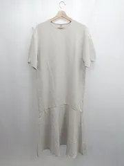 ◇ ⊂ URBAN RESEARCH アーバンリサーチ 無地 半袖 ロング ロングワンピース サイズone ベージュ系 レディース E  【1506130001966】