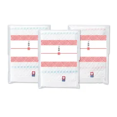 新品 引っ越し 挨拶 粗品 タオル 今治 ポストに入る のし風シール付き 手提げ付き かわいい おしゃれ (3 紅白のしシール)