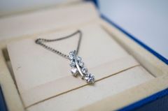 クロスフォー  ネックレス　レディース　シルバー　crossfor CROSSFOR　キュービックジルコニア