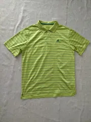 adidas アディダス ボーダーポロシャツ L