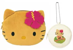 【中古】バッグ ハローキティ 顔型ポーチ＆丸ポーチ 「Sweet×ハローキティ」 Sweet 2024年8月号 付録