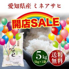 ◆OPENセール◆愛知県産 ミネアサヒ 白米 5kg お米 5キロ 新米