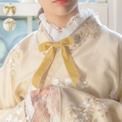 【ベージュ】リボン付き襦袢 TAK キッズ キャサリンコテージ