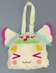 【中古】バッグ プリルン B(両目閉じ) ストラップ付き顔型ぬいぐるみポーチ 「キミとアイドルプリキュア♪」