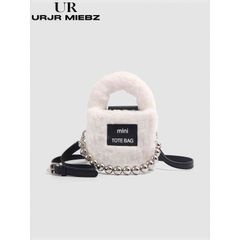 **URJR MIEBZ 2025年新作 ミニサイズ 毛皮風ショルダーバッグ【mini】**
