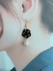 再販4♡ No.123 水引パールピアス