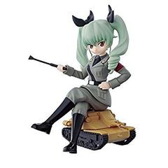 [중고](미사용·미개봉품) 이치 반 쿠지 프리미엄 걸즈 & 팬처 최종장 D상 안치오 고등학교 안초비 피규어 6k88evb