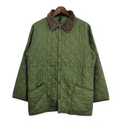 Barbour バブアー LIDDESDALE リッズデイル キルティングジャケット グリーン(メンズ M相当)中古 古着 U3049