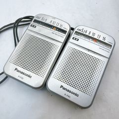 Panasonic パナソニック R-P30 R-P45 ポケットラジオ 2台セット AMラジオ 受信機 コレクション 動作品 小型 軽量 動作確認済み 電池式