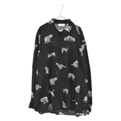 CELINE (セリーヌ) 22SS アニマル総柄長袖シャツ 2C718362Q ブラックのサムネイル