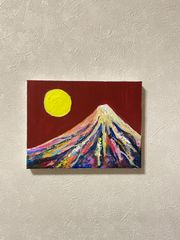 305 絵画原画　風景画　真作　現代アート　アート　キャンバス　富士山