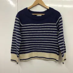 LOWRYS FARM ローリーズファーム ニット、セーター 長袖 lf060646ts ボーダーニットセータートップス 長袖カットソー