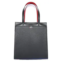2024◆ christian louboutin ◆クリスチャン ルブタン ◆レザー トートバッグ Ruistote スタッズ 取り外し可ストラップ◆ブラック 黒◆CLロゴ クロスボディ ショルダーバッグ 鞄 【新品・未使用・正規品】