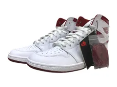 NIKE (ナイキ) Air Jordan 1 High 85 Metallic Burgundy ハイカットスニーカー BQ4422-161 28cm US10 ホワイト × ボルドー メンズ/036