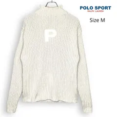 90s POLO ポロスポーツ ラルフローレン コットン ニット セーター M