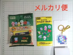BT21　アクリルキーホルダー　缶ケース付ばんそうこう　セット