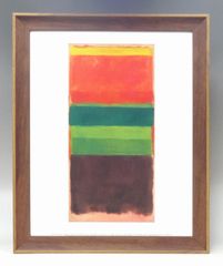 新品☆額付アートポスター☆マーク・ロスコ☆Mark Rothko☆26
