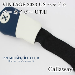 新品 キャロウェイ VINTAGE ヘッドカバー ネイビー UT ユーティリティ用 2025年継続 日本未発売USモデル！ [8716]