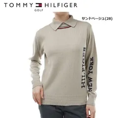 トミーヒルフィガー ゴルフ レディース ロゴ タートルネックセーター TOMMY HILFIGER GOLF THLA366 サンドベージュ(28)