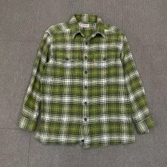 PERSON ' S 人数 ツイードフランネル シャツ チェック柄 m