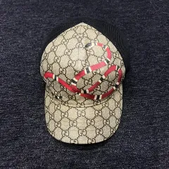 GUCCI GGモノグラムキャップ GG canvas baseball hat in blue and grey | GUCCI® US