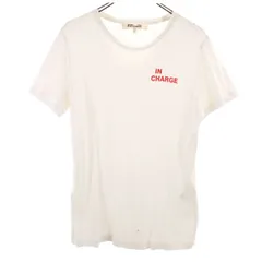 DIANE VON FURSTENBERG ダイアンフォンファステンバーグ ペルー製 半袖 Tシャツ M ホワイト レディース 古着のサムネイル