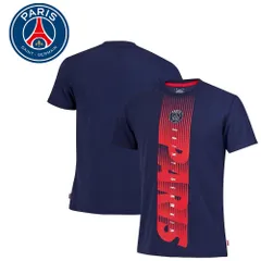 パリサンジェルマン PSG コア ワードマーク グラフィック Tシャツ ブルー 半袖 ロゴ メンズ ユニセックス ナイキ Jordan ジョーダン 正規品 13310757[衣類] ユ00582