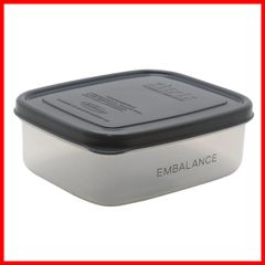 レクタングルコンテナ(角型)XS(370ｍｌ) EMBALANCE(エンバランス)保存容器 グレーT12214 ウィルマックス(Wilmax)
