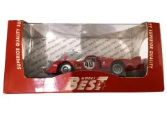 【中古】ミニカー 1/43 Alfa Romeo 33/2 Lunga Le Mans 1968(レッド×ブルー) [9255]