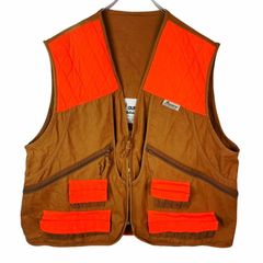 Eddie Bauer スポーツショップ シューティングベスト レザー切替 S