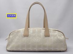 CHANEL シャネル ニュートラベルライン ミニポストンバッグ ベージュ 中古B 【送料無料】 A-8874【質屋出品】