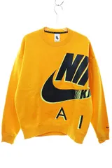 ナイキ NIKE × KIM JONES AS U NRG AM FLC CREWNECK CIRCUIT M DD0693-804 キムジョーンズ ラバーロゴ クルーネック スウェット 【ブランド古着ベクトル】【中古】●241101