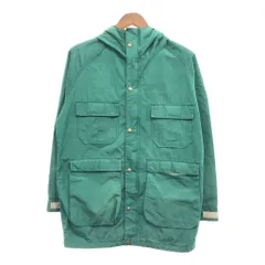70年代 USA製 WOOLRICH ウールリッチ マウンテンパーカー ジャケット ヴィンテージ キャンプ グリーン (メンズ M) 中古 古着 Q0223