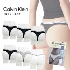カルバンクライン calvin klein インナーウェア 下着 3枚パック Tバック QD5209 パンツ レディース インナー 箱付き 化粧箱 全2カラーバリエ CALVIN KLEIN 3 ICON LOGO BIKINIS 3PK 新品 正規品