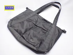 NIKE ナイキ ショルダーバッグ ナイロンキャンバス ブラック×ネオングリーン スポーツバッグ 中古B 【送料無料】 A-8877【質屋出品】