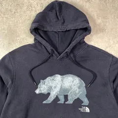 THE NORTH FACE ザ ノースフェイス アニマルプリント プルオーバー スウェットパーカー メンズL相当 