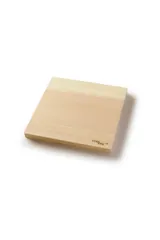 土佐龍 TOSARYU SHIMANTO HINOKI ヒノキのシンプルまな板 (S) 22x22x1.5cm 日本製