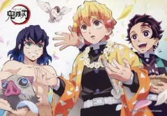 【中古】食玩 パズル 我妻善逸＆竈門炭治郎＆嘴平伊之助 「鬼滅の刃 パズルガム2」