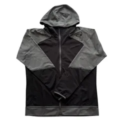 OAKLEY オークリー トラックジャケット グレー 黒 ジャージ 上着 アウター ゴルフ 趣味 スポーツ メンズ Lサイズ