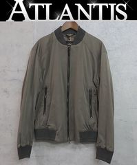 【広尾店】未使用 ヒューゴボス HUGO BOSS メンズ ナイロン ブルゾンジャケット カーキ size:46 【16204】