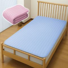 【新品※ショップ出品】サラッとひんやり接触冷感敷パッド ダブル　冷感パッド ひんやりパッド 敷きパッド 暑さ対策グッズ  接触冷感