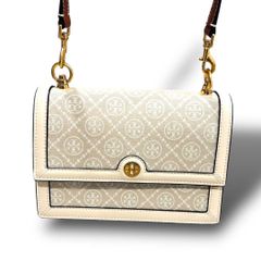 極美品 トリーバーチ ロビンソン Tモノグラム クロスボディ ショルダー 