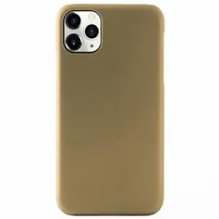 iPhone11 Pro Max ケース アイフォン11プロマックス  耐衝撃 シンプル さらさら ハード ケース 【Color】 ゴールド