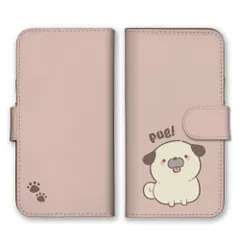 Google Pixel 9a ケース 手帳型 グーグルピクセル9a スマホケース 携帯ケース パグ ぱぐ 犬 わんちゃん 動物 可愛い かわいい イラスト キャラクター くすみカラー グリーン スマホカバー カラー02