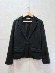 ✨美品✨ anyFAM エニィファムツイード ラメ黒テーラードジャケットL