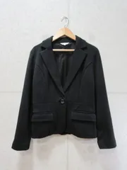 NATURAL BEAUTY BASIC ナチュラルビューティーベーシック テーラードジャケット ショート丈 無地 ブラック Mサイズ セレモニー オケージョン